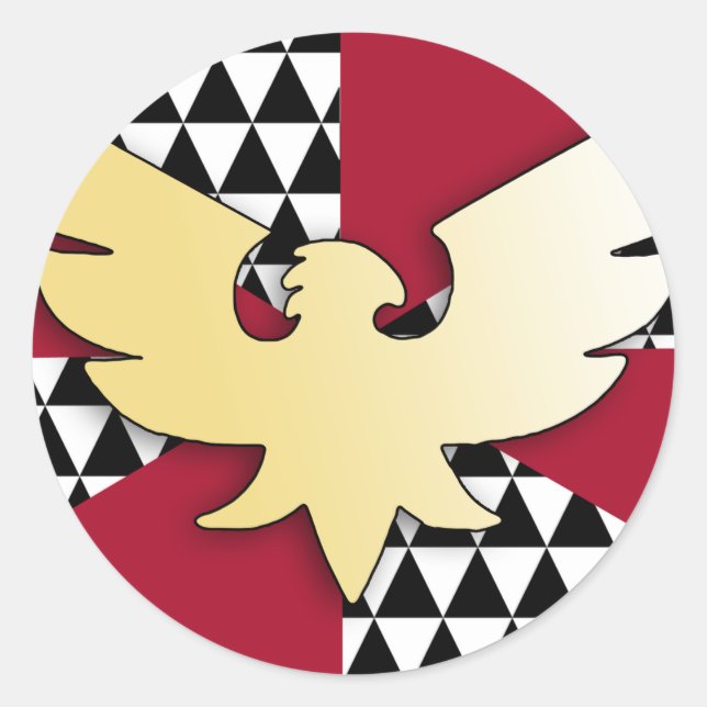 Drag Pride Flag Classic Round Sticker (Front)