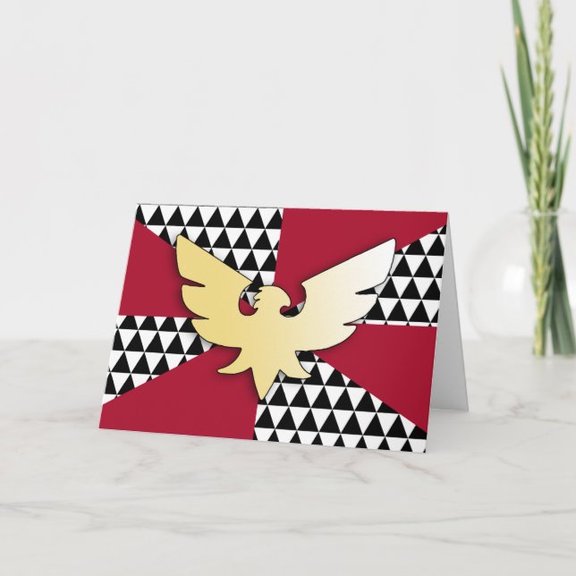 Drag Pride Flag Holiday Card (Front)