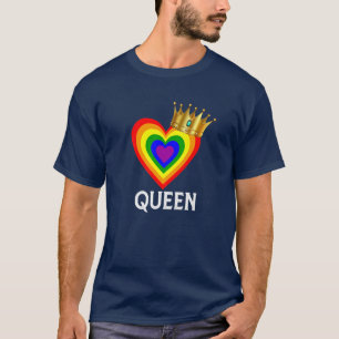 Drag Queen Gifts - Rainbow Crown Gay Pride LGBT An T-Shirt