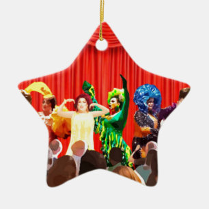 Drag Queens Ceramic Ornament