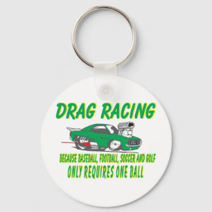drag racing 1 keychain