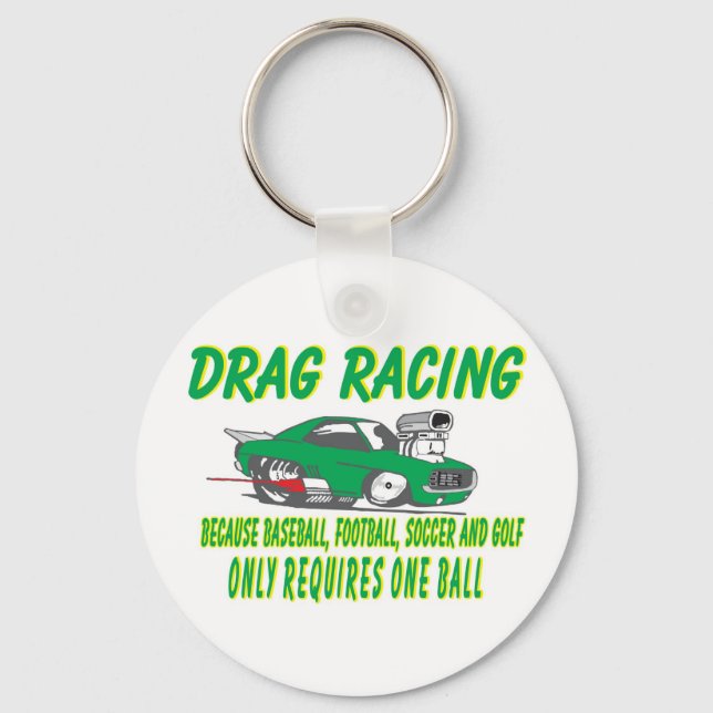 drag racing 1 keychain (Front)