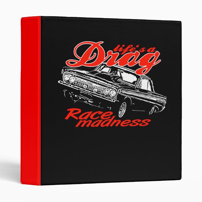 Drag racing binder (Front/Spine)