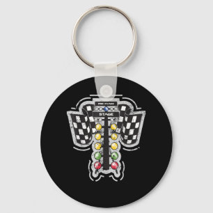 Drag Racing Christmas Tree Lights Drag Racing T Sh Keychain
