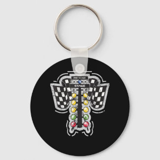 Drag Racing Christmas Tree Lights Drag Racing T Sh Keychain