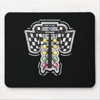 Drag Racing Christmas Tree Lights Drag Racing T Sh Mouse Pad
