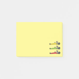 Drag Racing Post-it Notes