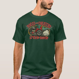Drag Racing Rocco & Cheaters Speed Shop 1944  T-Shirt