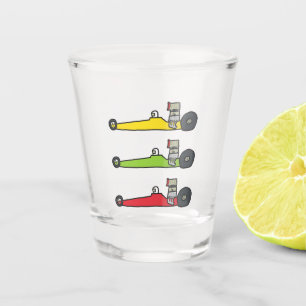 Drag Racing Shot Glass