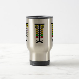 Drag Racing Staging Light Coffee Travel Mug