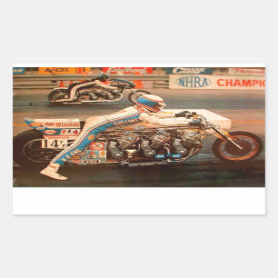 DRAG RACING. STICKER