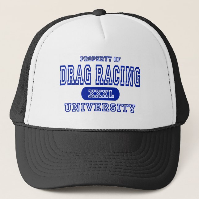 Drag Racing University Trucker Hat (Front)
