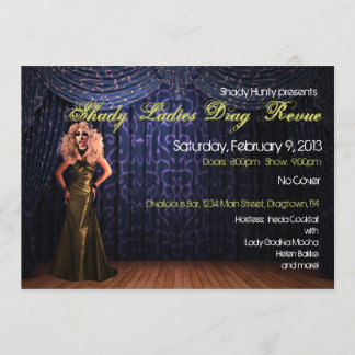 Drag Show Custom Invitations