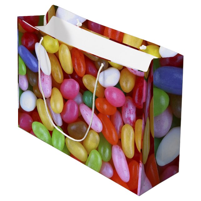 Dragées à la gelée de sucre sur le grand sac de (Devant Angle)