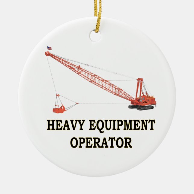 DRAGLINE CERAMIC ORNAMENT (Front)