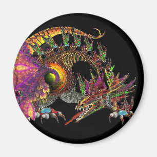 DRAGO / FANTASY DRAGON Black Magnet