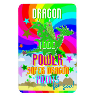 Dragon 1000 Power Super Dragon Points for You! Magnet