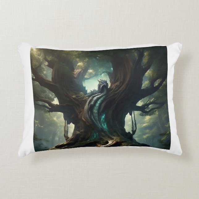 Dragon Accent Pillow (Front)