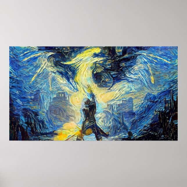 Dragon Age Inquisition Starry Night Poster (Front)