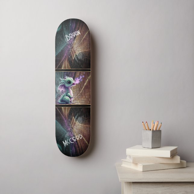 Dragon and Dungeon Skateboard (Wall Art)