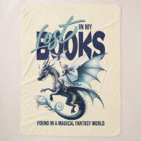 Dragon and Fairy & Fantasy book lover quote