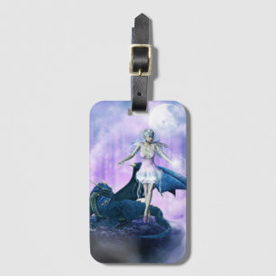 Dragon And Fairy Luggage Tag