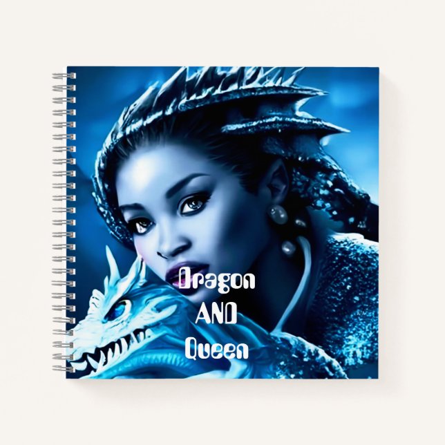 Dragon and His Queen- Spiral Notebook (Front)