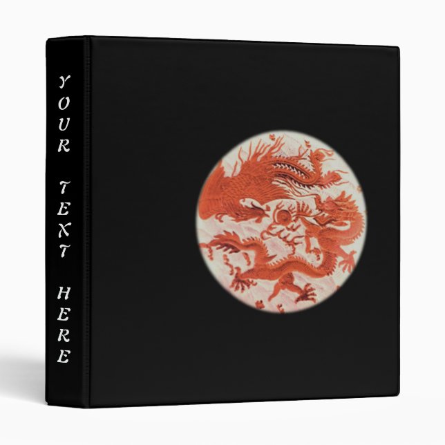 Dragon And Phoenix Avery Binder (Front/Spine)