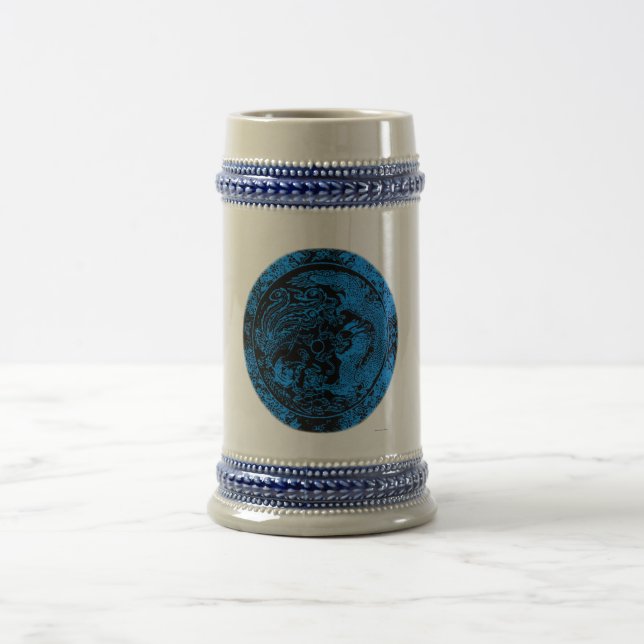 Dragon and Phoenix Mug (Center)