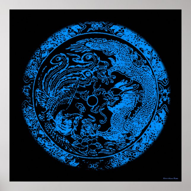 Dragon and Phoenix Print (Front)