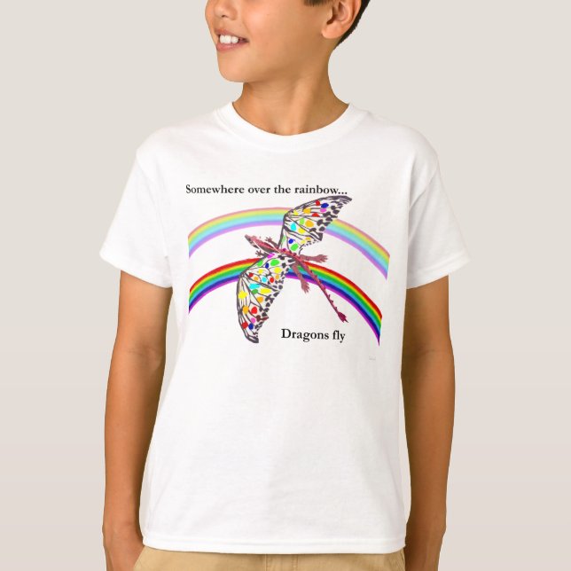 Dragon and Rainbow T-Shirt (Front)