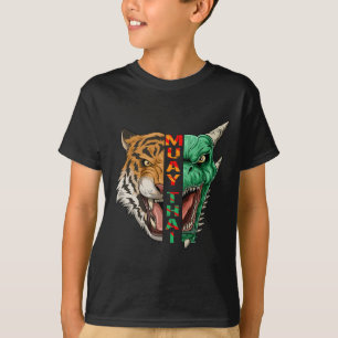 Dragon And Tiger Head - Muay Thai And Kickboxing G T-Shirt