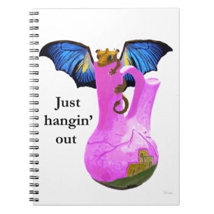 dragon and vase notebook