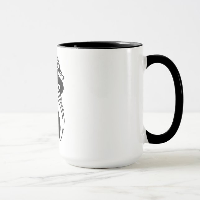 Dragon and Ying Yang cup (Right)