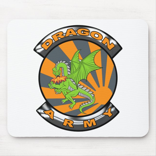 Dragon Army Gear Mouse Pad (Front)