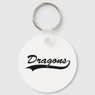 Dragon Art 3 Keychain