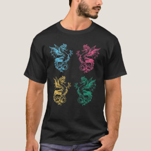 Dragon Art Graphic Retro Vintage T-Shirt