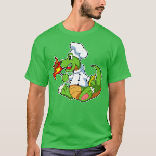 Dragon as Chef with Cooking apron T-Shirt