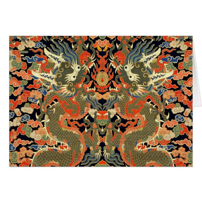 Dragon asiatique chinois Art coloré (Devant horizontal)
