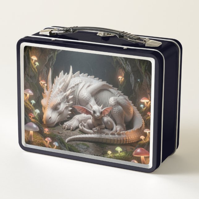 Dragon Baby Metal Lunch Box (Back)