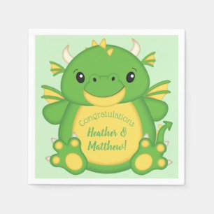 Dragon Baby Shower Napkin