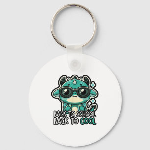 Dragon Back To School Cute Cartoon Shirt Boys Girl Keychain