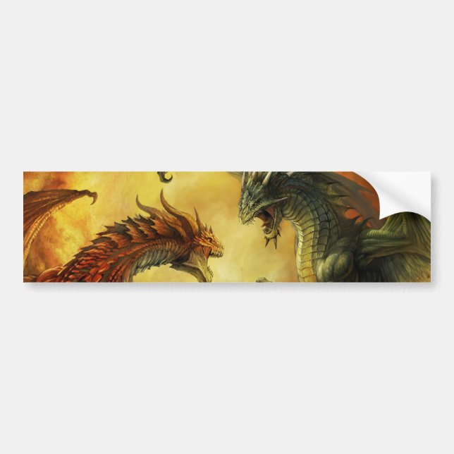 Dragon Battle Sticker (Front)