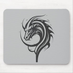 Dragon Beast Creature Fantasy Legend Vector Art Mouse Pad