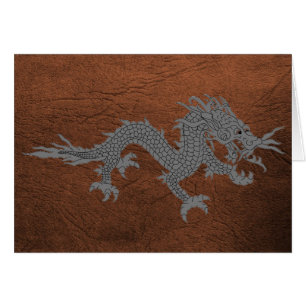 Dragon bhoutanais en cuir