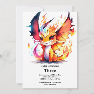 Dragon Birthday Invitation