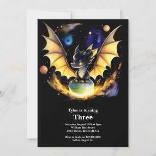 Dragon Birthday Invitation