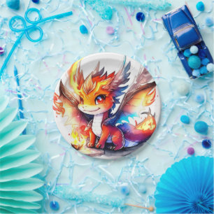 Dragon Birthday Paper Plate