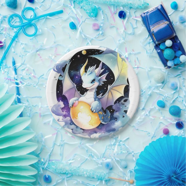 Dragon Birthday Paper Plate (Party)