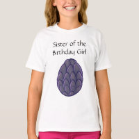 Dragon Birthday Sister T-Shirt